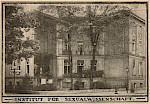 Institutsgebäude - Postkarte